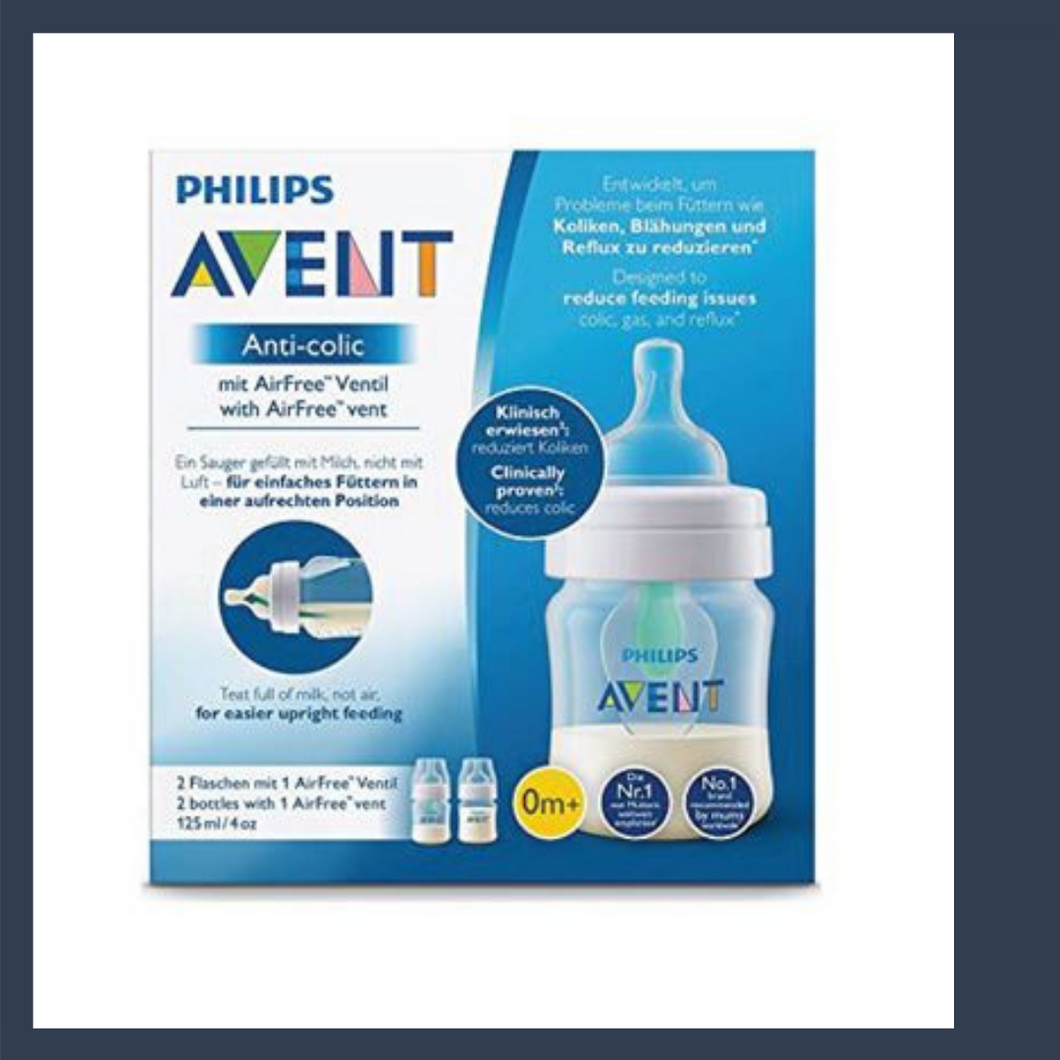 AVENT ANTI-COLIC BOTTLE 125ML TWIN