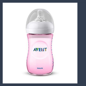 AVENT NATURAL BOTTLE 260ML PINK