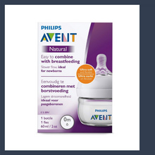 Load image into Gallery viewer, AVENT NATURAL BOTTLE 60 ML
