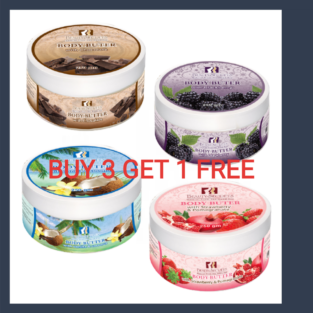 OFFER BUY 3 GET 1 FREE ( DEAD SEA BUTTER)