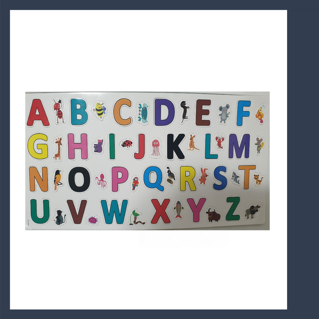 Magnetic alphabet sticker