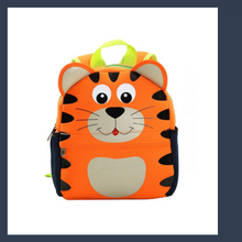 Load image into Gallery viewer, GENIOWORLD NEOPRENE ANIMAL CARTOON KINDERGARTEN CHILDREN BACKPACK BAGS
