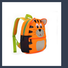 Load image into Gallery viewer, GENIOWORLD NEOPRENE ANIMAL CARTOON KINDERGARTEN CHILDREN BACKPACK BAGS
