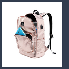 Load image into Gallery viewer, MEISOHUA FASHION SHINY LIGHTWEIGHT SCHOOL BACKPACK SETS
