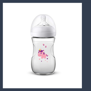 AVENT NATURAL BOTTLE 260ML UNICORN