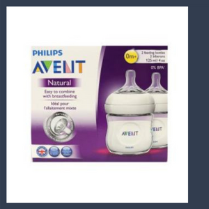 AVENT NATURAL BOTTLE 125ML TWIN