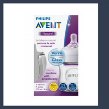 Load image into Gallery viewer, AVENT NATURAL BOTTLE  120ML GLASS
