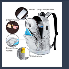 Load image into Gallery viewer, MEISOHUA FASHION SHINY LIGHTWEIGHT SCHOOL BACKPACK SETS 2PCS ( BACKPACK + PENCIL CASE)
