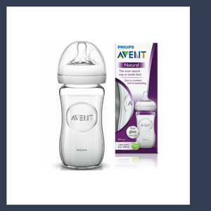 AVENT NATURAL BOTTLE 240ML GLASS