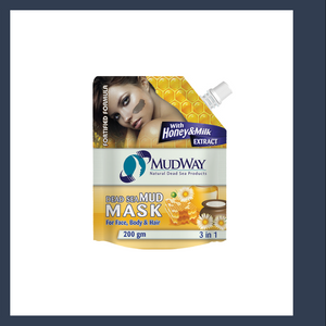 BEAUTY SECRET MUD MASK 3IN1 WITH HONEY&Milk 200GM