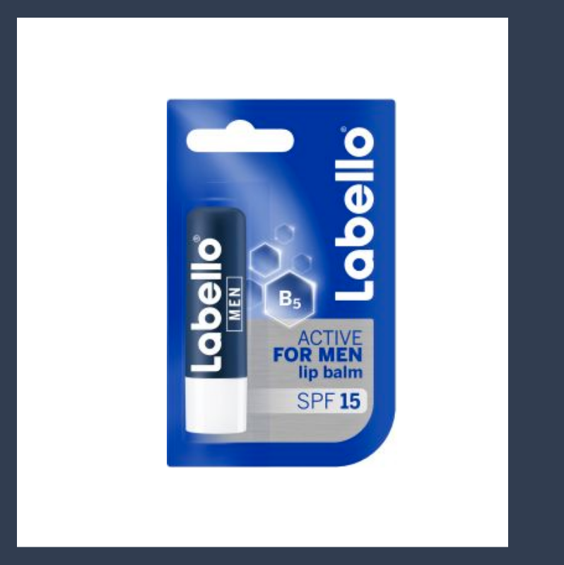 Nivea LABELLO FOR MEN ACTIVE CARE 4.8GM